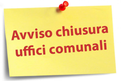 Chiusura Uffici Comunali - Festività Natalizie.